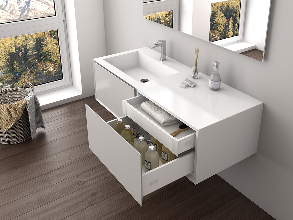 GUIA CAJON SLIM BLANC 127 X 450 3027212