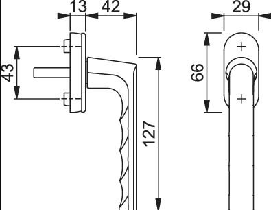 MANILLA PARA CREM. 0700/UD9020 F-1 PLATA