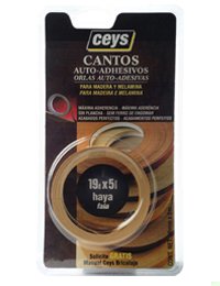 CANTO ADHESIVO PARA MADERA 5 M X 19 MM PINO 850302