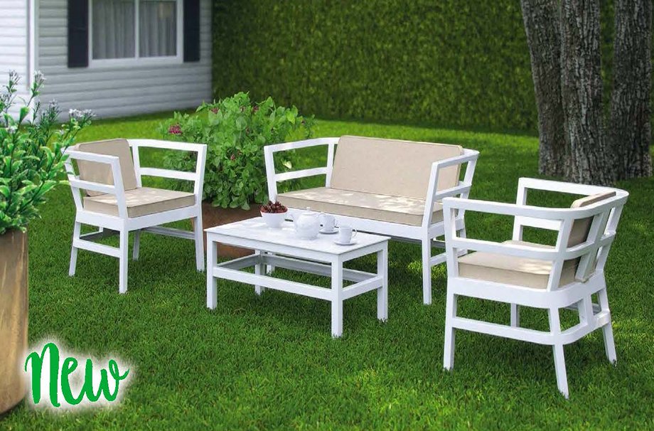 CONJUNTO POLIPROPILENO BLANCO SET CLICK CLACK 06507