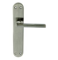 MANILLA 606 ALUMINIO/ACERO PLACA (JUEGO) NIQUEL SATINADO 06065