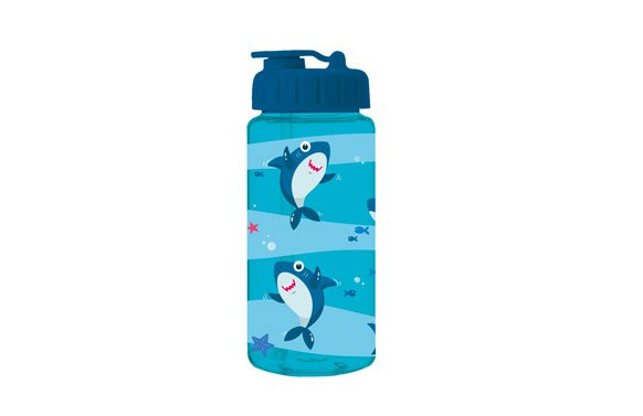 BOTELLA INFANTIL TRITAN 400 ML - TIBURON ID2107