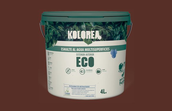 ESMALTE AL AGUA ECO SATINADO 750 ML TABACO KES-03-750ML/06136