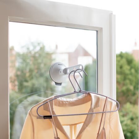 GANCHO P/ROPA C/VENTOSA LIGHT GREY