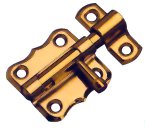 CERROJO PASADOR MOD.384 40X38 MM LATONADO