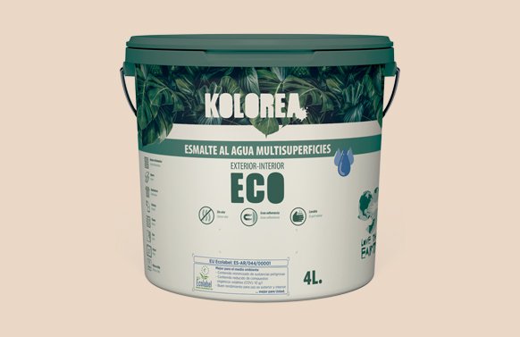 ESMALTE AL AGUA ECO SATINADO 750 ML AVELLANA KES-04-750ML/06138