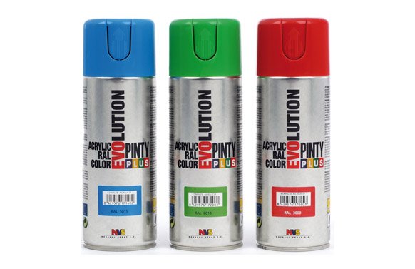 PINTURA SPRAY ACRILICA EVOLUTION 270 CC RAL 2004 NARANJA BRILLO 239
