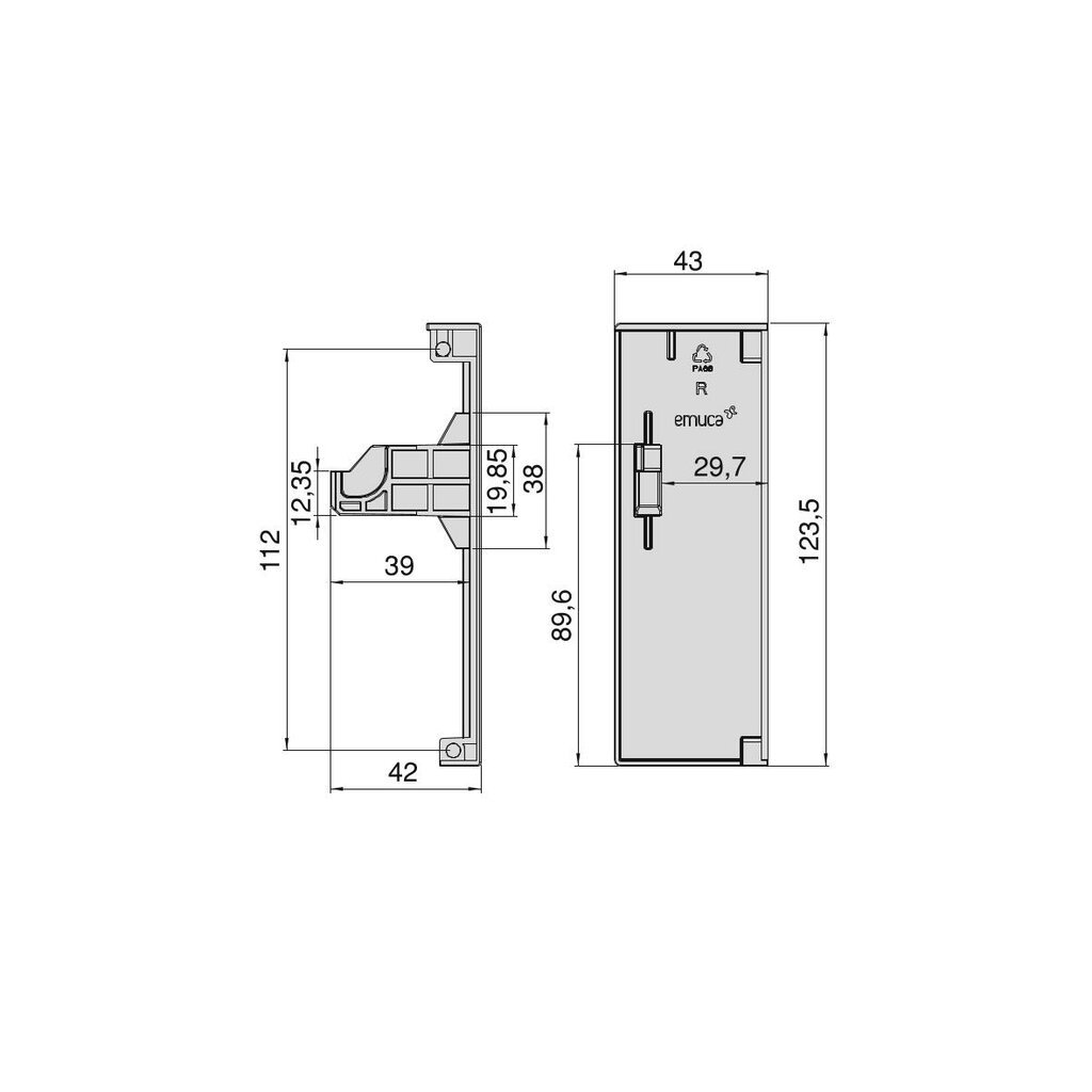 FIJACION CONCEPT BLANCO 105 3113015