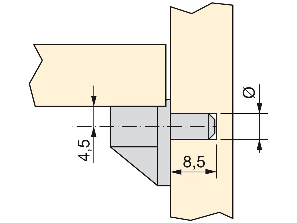 PORTAESTANTE EIX METALIC TRANS.5081020