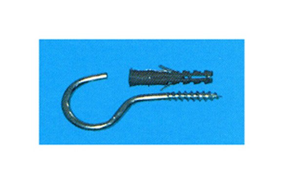 TACO CON HEMBRILLA ABIERTA CINCADA 6 UNIDADES 17X60 MM 2917