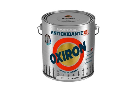 ESMALTE ANTIOXIDANTE AGUA OXIRON LISO BRILLANTE 2,5 L BLANCO 01H456625/5805979
