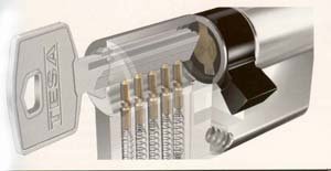 CILINDRO TESA (SUBMONTAJE) 5030/40/40L