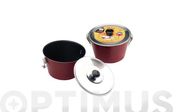 FLANERO CON TAPA INOX Y CIERRE 16 CM-1,2L 356016