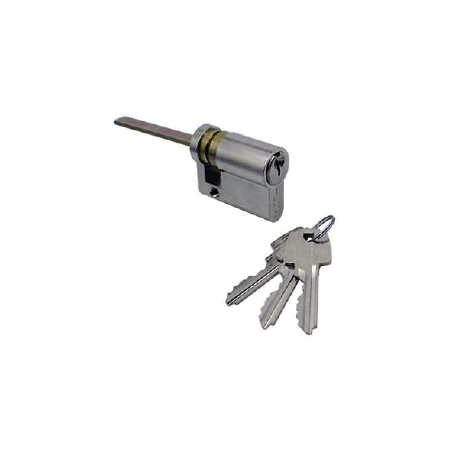 CILINDRO TE5 LEGETA REGULABLE 30-10 LATON, 3 LLAVES TE5R3010L