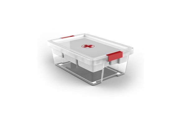 CAJA MULTIUSOS NEW BOTIQUIN CRUZ ROJA 7 L 1158501