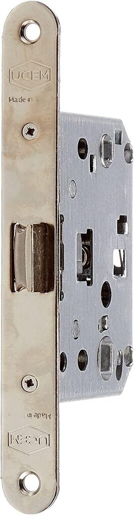 PICAPORTE UNIFICADO FRENTE REDONDO 70 MM NIQUELADO 6137BCHN050R-CAJA