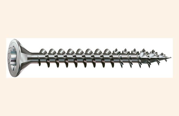 TORNILLO MADERA CABEZA PLANA TORX INOX A2 4 X 40 CAJA M 25 UNID 4197000400402