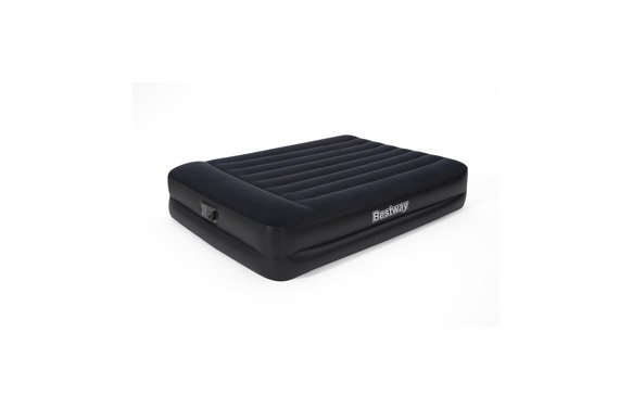 COLCHON CAMA HINCHABLE DOBLE BESTWAY 203X152X46 CM + INFLADOR ELECTRICO 67403