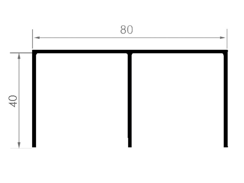 GUIA KIT GS80-GI80 NEGRO MATE 4 MTS