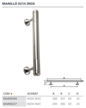 MANILLON INOX MATE 0214 0250 PM