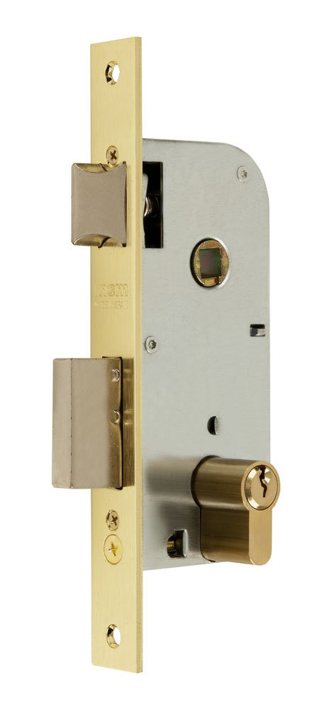 CERRADURA EMBUTIR SERIE 1300 1301 LATONADO 40 1301-240A311