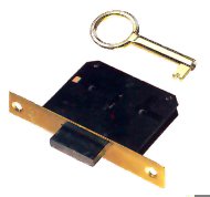 CERRADURA EMBUTIR PARA MUEBLE FRENTE LATON 200/25 LLAVE ZAMAC A35 1200/1515+9000/1991