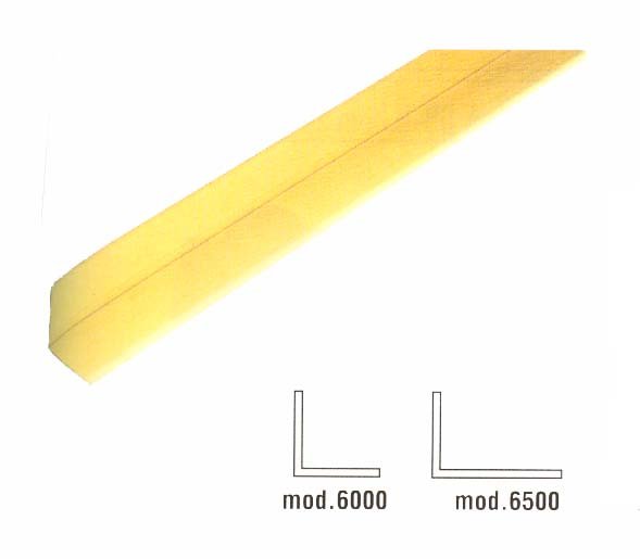 CANTONERA 6000-25X25X1.3 ALUM. BLANCO