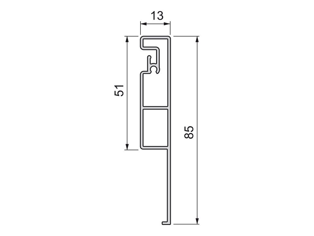 BARRA SLIM (GA) 1.1 MT 3025535