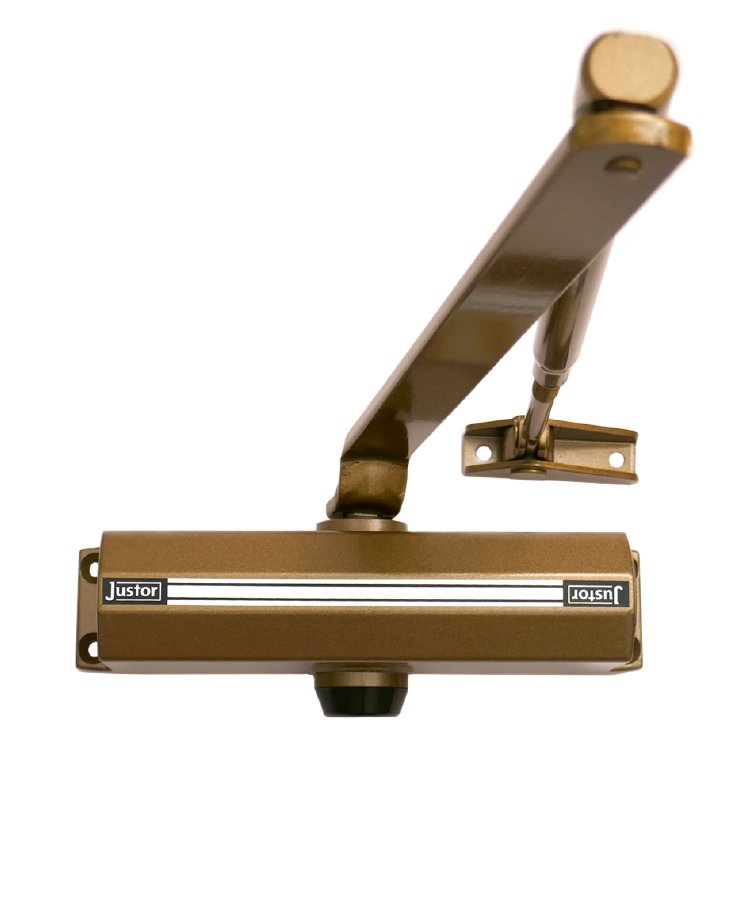 CIERRAPUERTA CH1-2 BRAZO RETENCION LIBRE BRONCE 1222.03