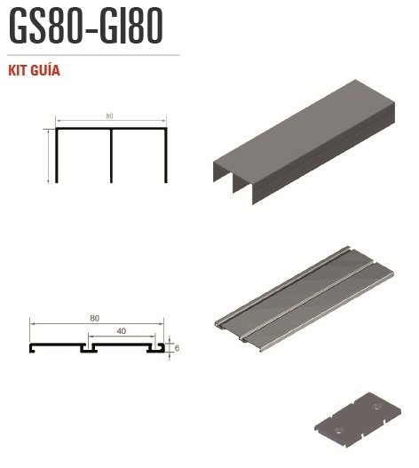GUIA KIT GS80-GI80 PLLAUNA 2 MTS