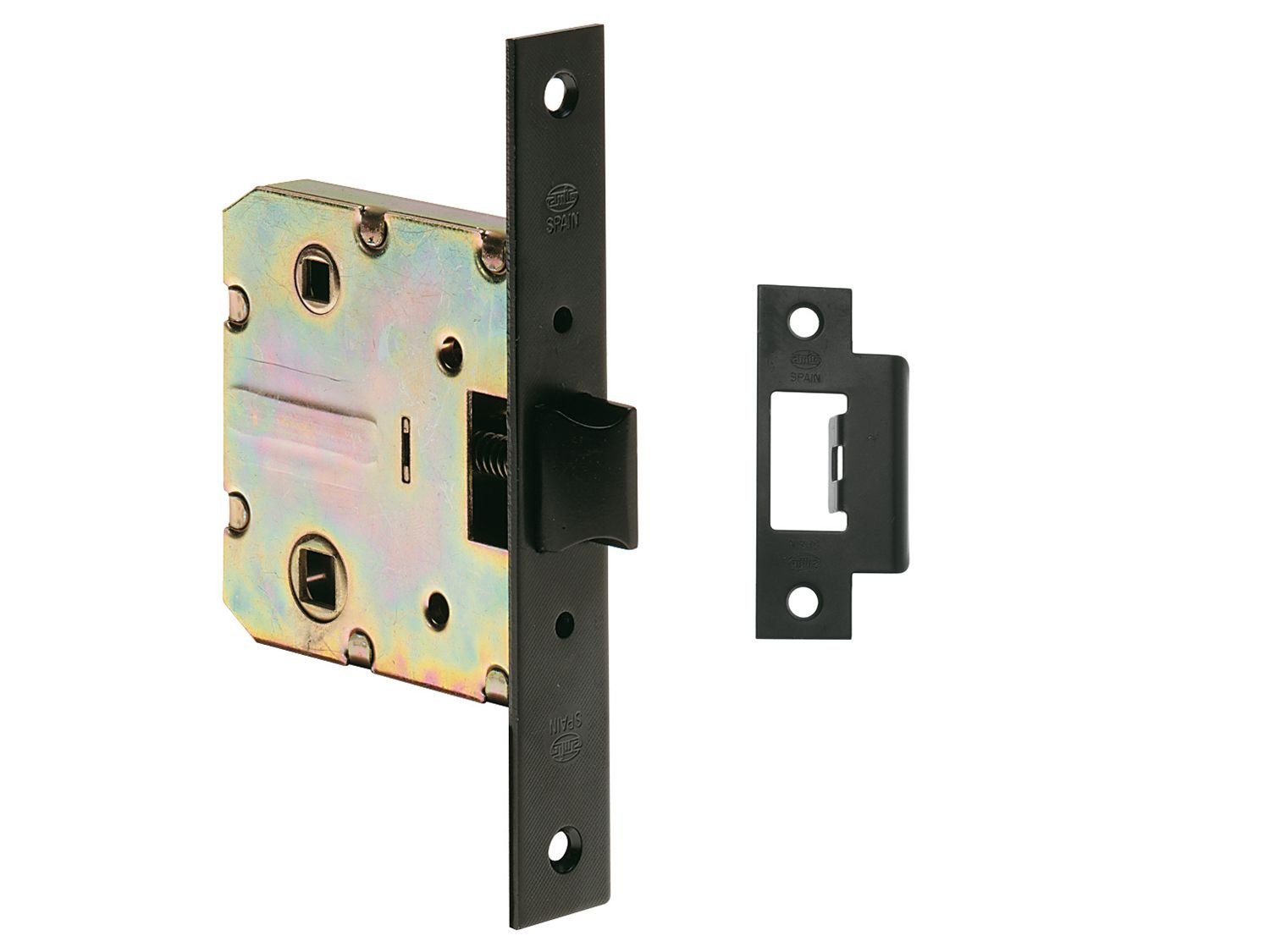 PICAPORTE UNIFIC RECTO 2100-45 NEGRO 4991