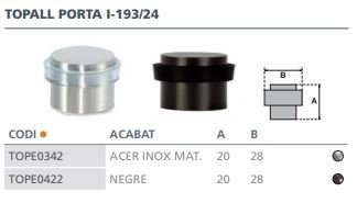TOPALL PERSIANA A/CARGOL 40MM BLANC