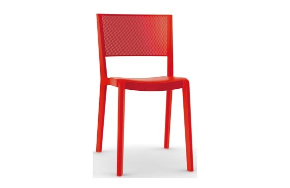 SILLA POLIPROPILENO SPOT ROJO 01649.P22