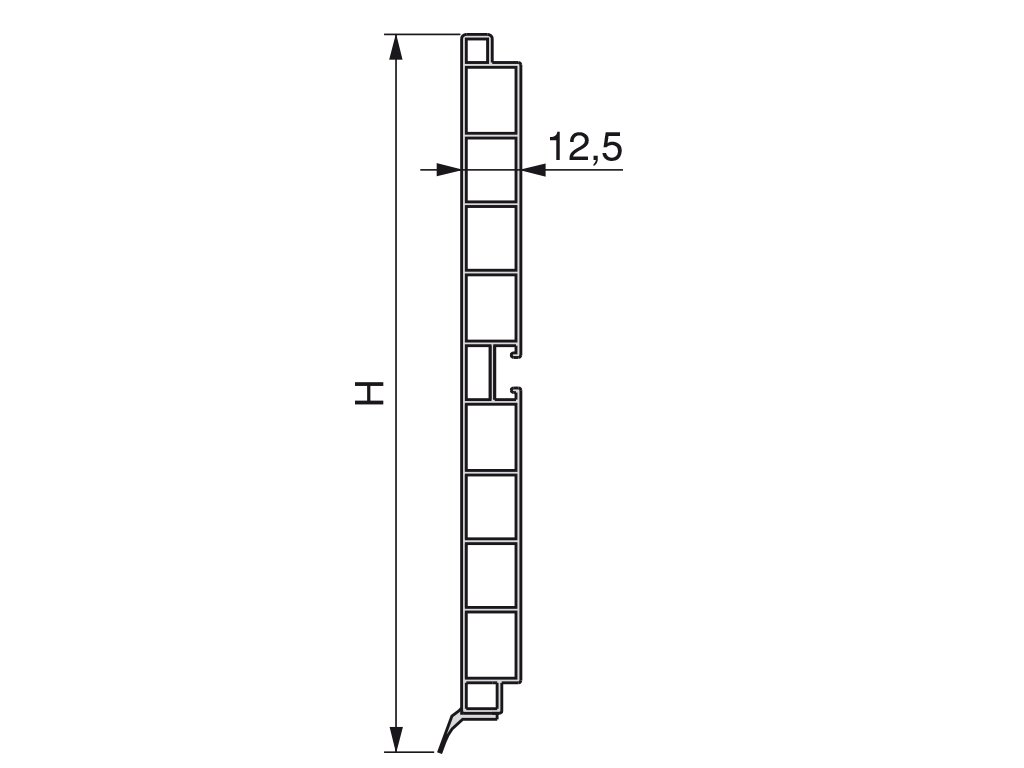 ZOCAL PVC/ALUM 100MM ACAB.0032 (4MTS)