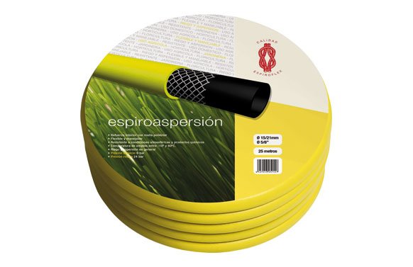 MANGUERA AGRICOLA AMARILLA ESPIROASPERSION 50 M  25 MM 28002532050CM