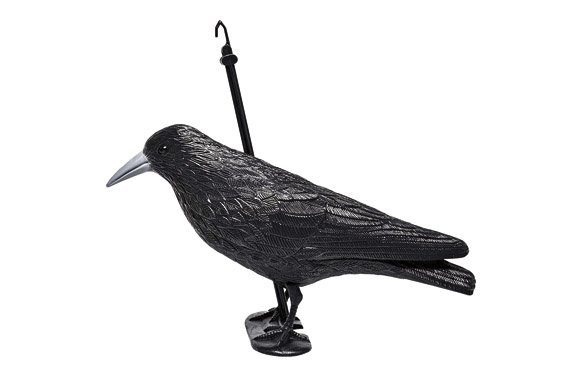 CUERVO ESPANTAPAJAROS 33X20X12 CM B2401