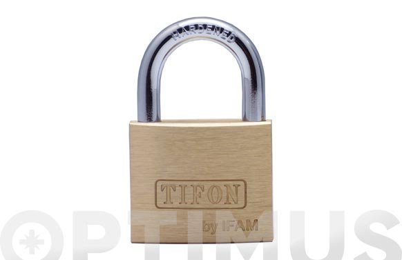 CANDADO TIFON ARCO NORMAL 15 MM LATON 071500