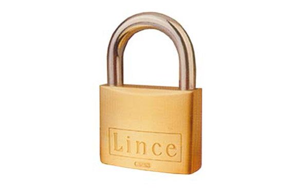 CANDADO 300 ARCO NORMAL LINCE 40 MM LATON 30040