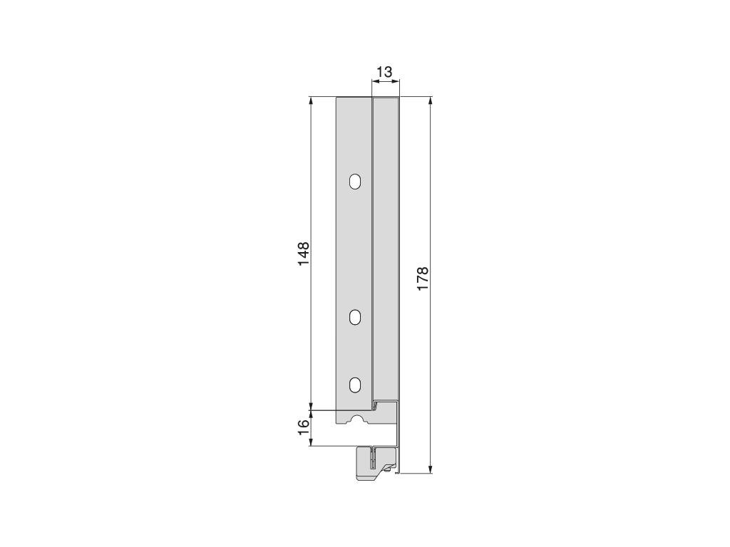 GUIA CAJON VERTEX 3D(GA) 178X400 3186635