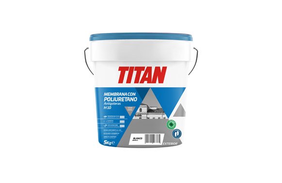 PINTURA IMPERMEABILIZANTE CON POLIURETANO H10 5 KG BLANCO 10H260005/5807382