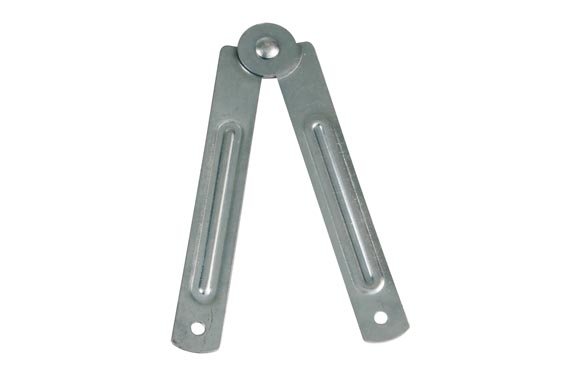 BISAGRA CABALLETE 2 UDS 107 X 15 MM ACERO CINCADO 20467