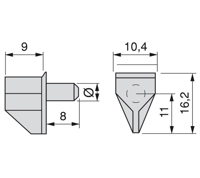 PORTAESTANTE EIX METALIC TRANS.5081020