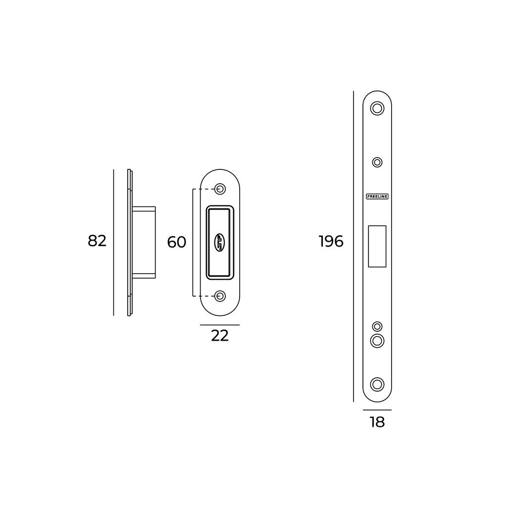 PANY MAGNETIC 60MM IN20835 SATINAT