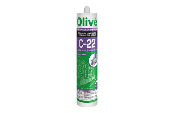 SILICONA NEUTRA CONSTRUCCION C-22 300 ML NEGRO 15e1413C03N22/H40118