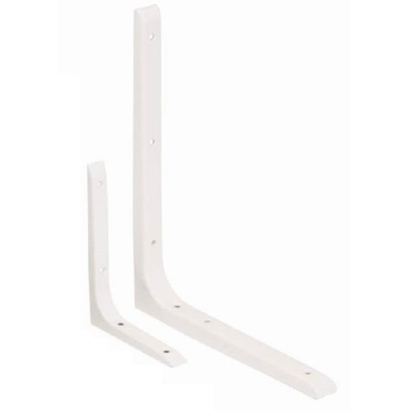 ESCUADRA SOPORTE CLASICO BLANCO 350 X 300 MM E-502-350