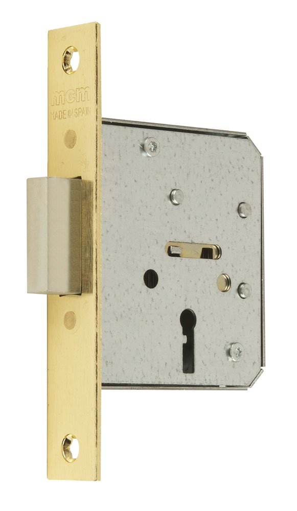 CERRADURA EMBUTIR SERIE 1500 1513 LATONADO 35 1513-2-35