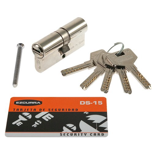 CILINDRO DS15 CROMO MATE LLAVE PUNTOS 30-40 1003271