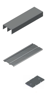 GUIA KIT GS80-GI80 BLANCO 2 MTS
