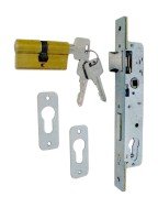 CERRADURA METALICA 1650-21 ENTRADA 18MM CILINDRO LEVA 15MM INOX 1650-21