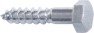 TORNILLO CABEZA HEXAGONAL DIN571 CINCADO 8 X 120 MM 100 UDS 1661010801201